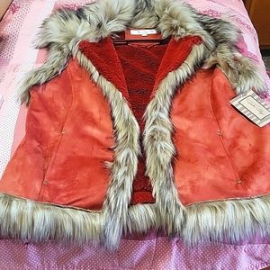 Faux fur luxe vest